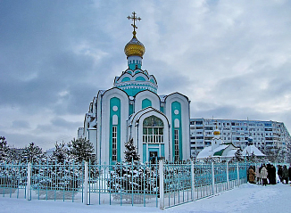 Саровский храм в Волжском