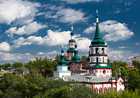 Крестовоздвиженская церковь в Иркутске